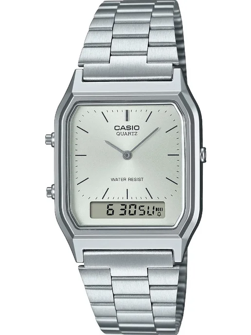 Casio Часы Vintage AQ-230A-7A, серый, фото 2