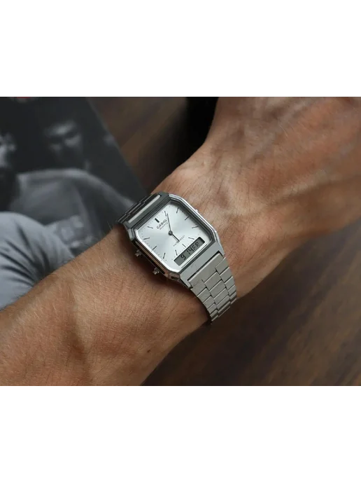 Casio Часы Vintage AQ-230A-7A, серый, фото 6