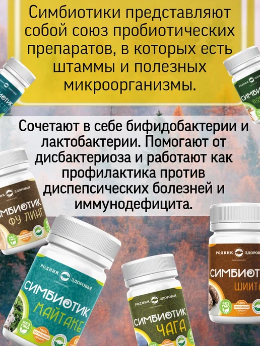 Родник Здоровья Симбиотик Майтаке для омоложение организма, вариант, фото 5