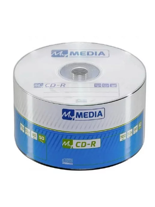 MYMEDIA Диск для записи CD-R 700Mb 52x Pack wrap 50шт, 50 шт, фото 3