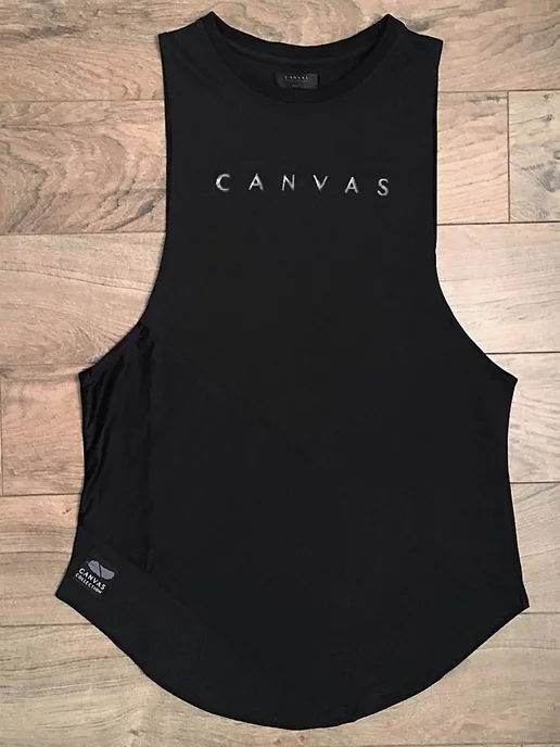Movest Майка спортивная без рукавов для фитнеса и зала, черный, фото 4