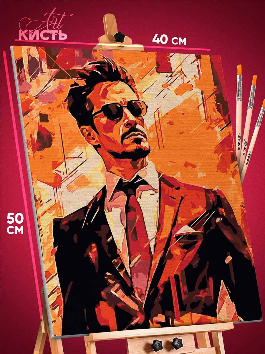 Jennifer Walters Tony Stark foil 2枚セット Картина по номерам Marvel Железный человек Тони Старк Art Кисть