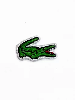 Нашивка Lacoste, 30х19 мм, цвет зеленый пряжа96 207985339 купить за 157 ₽ в интернет-магазине Wildberries