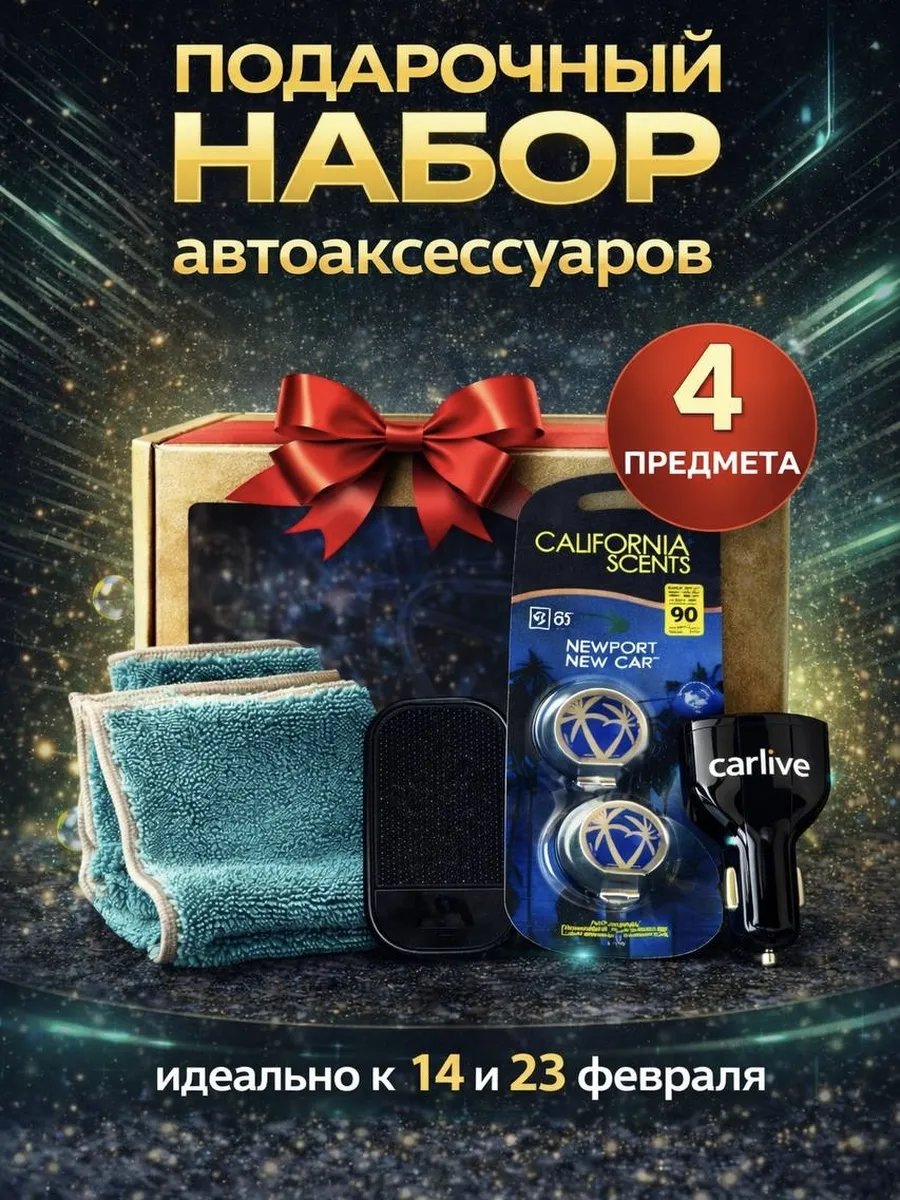 Подарок мужчине на 23 февраля набор для автомобиля
