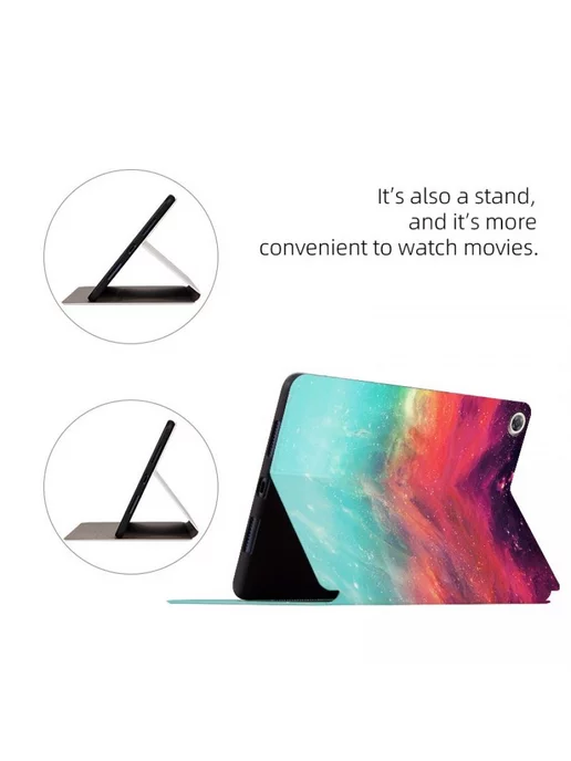Fanoya Чехол для планшетного компьютера Huawei MediaPad M5 lite, розовый, фото 5