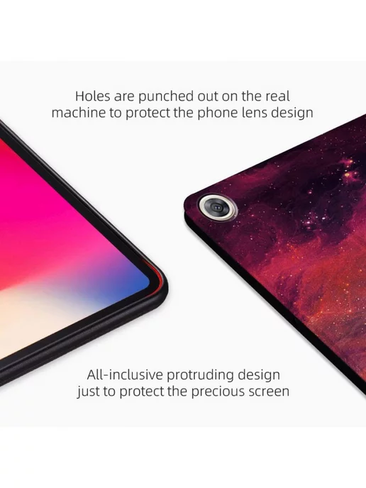 Fanoya Чехол для планшетного компьютера Huawei MediaPad M5 lite, розовый, фото 7