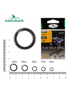 Кольцо заводное рыболовное плоское 8.0*1.4 мм 2 уп. по 8шт EASTSHARK 208032865 купить за 213 ₽ в интернет-магазине Wildberries