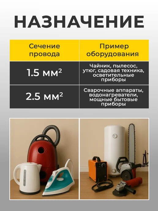 КОНКОРД Силовой кабель 3х2.5мм ГОСТ 25 м NUM-J медный, вариант, фото 7
