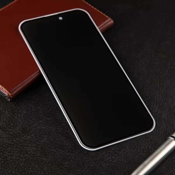 Защитное стекло для iPhone 15 Plus, антишпион, 9H, 0.33 мм