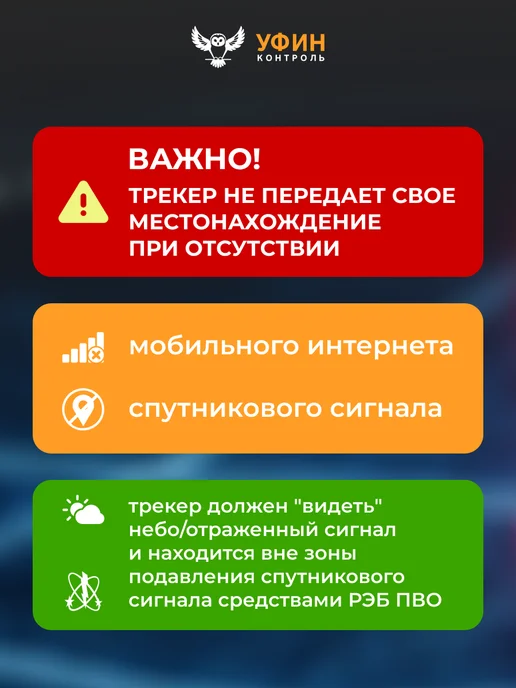 УФИН Контроль GPS трекер для детей, пожилых людей с сим картой, черный, фото 6