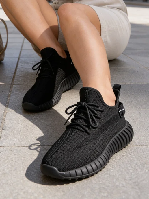 Tenvu Кроссовки yeezy boost легкие изики, черный, фото 3