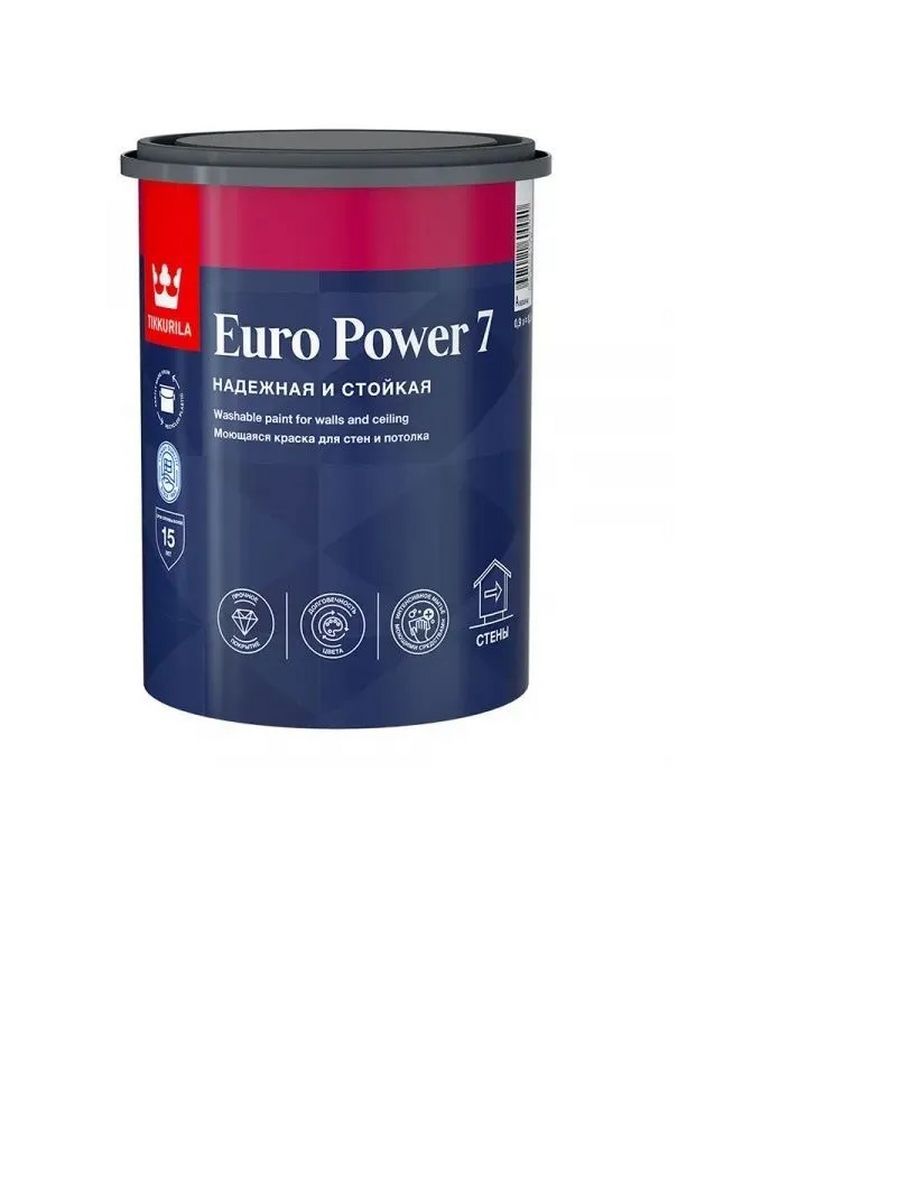 Краска euro matt. Tikkurila Euro Matt 3. Тиккурила Euro Power 7. Тиккурила евро тренд. Краска евро Extra 20 с 0,9 л..