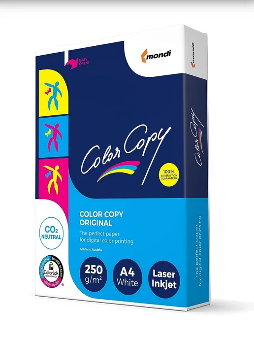 Бумага Color Color Copy A4, 250 г/м², 125 листов, 1 пачка, фото 2