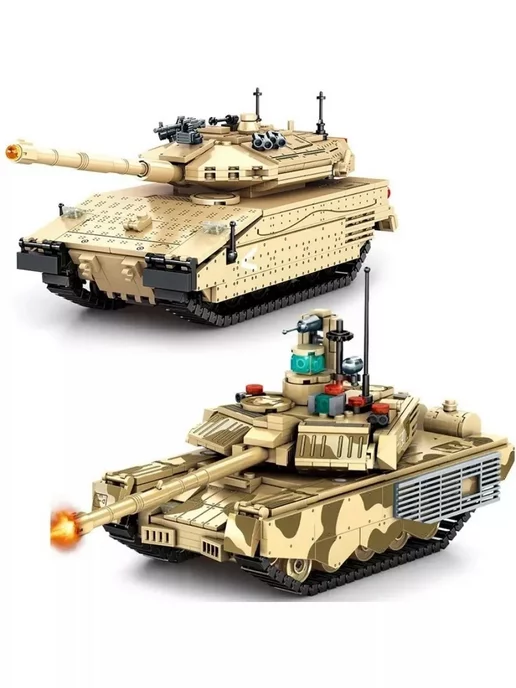 LEGO Конструктор 207004 - Российский танк T90S (aнaлoг), вариант, фото 2