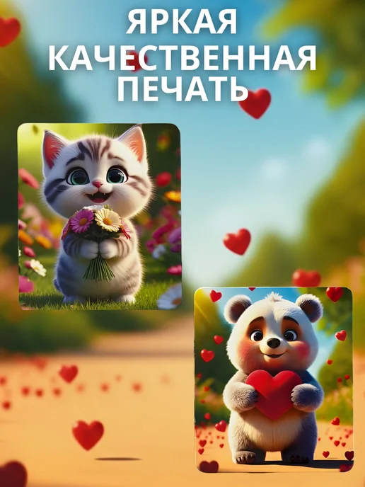 АРТ БАР Набор подарочных магнитов для любимых на холодильник, вариант, фото 4