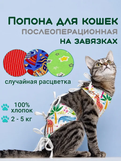 K'Ostina попона для кошек послеоперационная, вариант