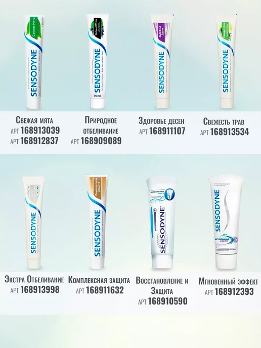 Sensodyne Зубная паста комплексная защита с фтором от кариеса 2 шт, 2 шт, фото 4