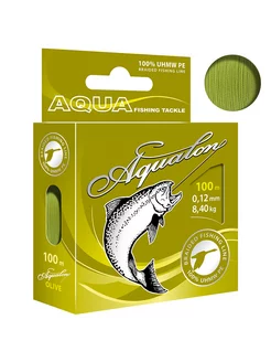 Плетеный шнур рыболовный lon Olive 0,12mm 100m Aqua 208397304 купить за 452 ₽ в интернет-магазине Wildberries