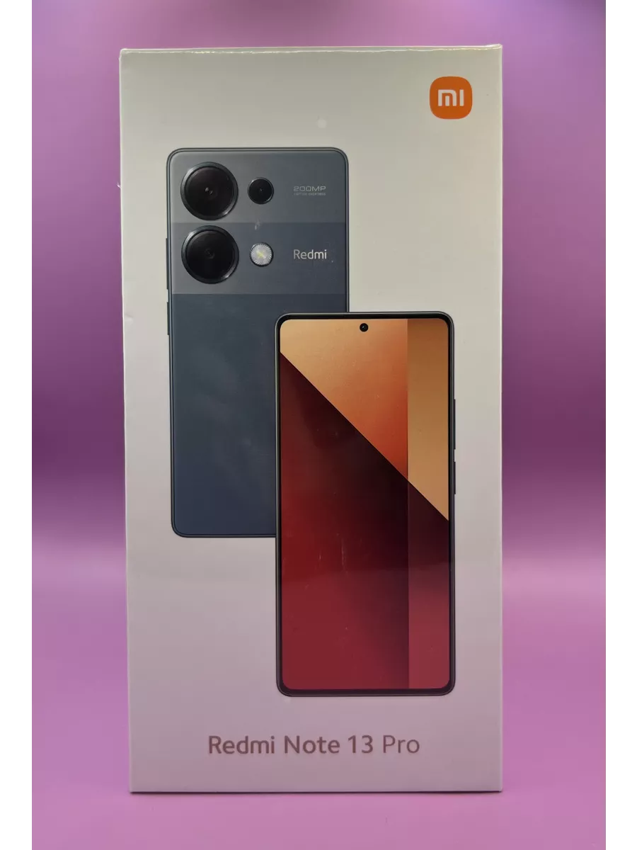 Смартфон Xiaomi Redmi Note 13 Pro 8/256 Гб, черный Xiaomi 208398582 купить  за 21 949 ₽ в интернет-магазине Wildberries