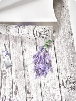 Обои бумажные под дерево Лаванда10 - 4 рулона. Купить обои на стену. Изображение 5