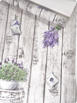 Обои бумажные под дерево Лаванда10 - 4 рулона. Купить обои на стену. Изображение 7