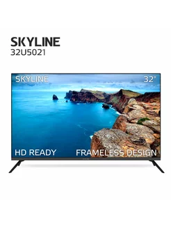 Телевизор 32", 32U5021 / HD Ready / Frameless design Skyline 208464599 купить за 8 626 ₽ в интернет-магазине Wildberries