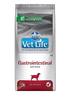 Vet Life Gastrointestinal корм для собак сухой, 12 кг FARMINA 208514533 купить за 17 791 ₽ в интернет-магазине Wildberries