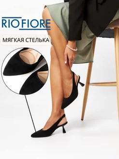 Туфли на шпильке с открытой пяткой Rio Fiore 220195783 купить за 3 147 ₽ в интернет-магазине Wildberries