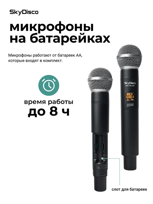 SkyDisco Комплект караоке для дома Home Set 2, черный, фото 4