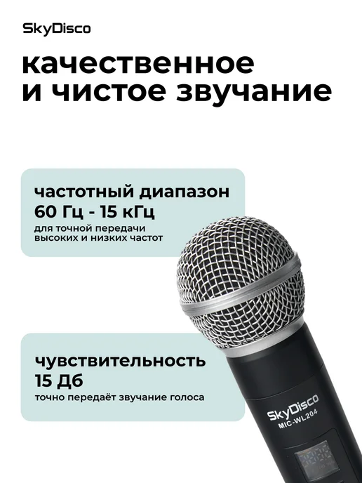 SkyDisco Комплект караоке для дома Home Set 2, черный, фото 6