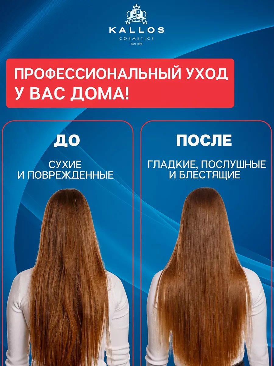 Маска Kallos Hair Pro-Tox восстанавливающая Ботокс, 1л. Kallos Cosmetics  208545649 купить за 536 ₽ в интернет-магазине Wildberries