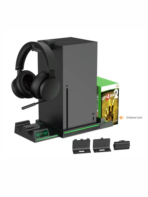 DOBE Стенд для XBOX с индикаторами и функцией охлаждения, черный, фото 6