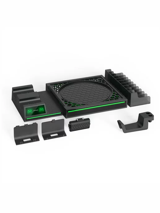 DOBE Стенд для XBOX с индикаторами и функцией охлаждения, черный, фото 8