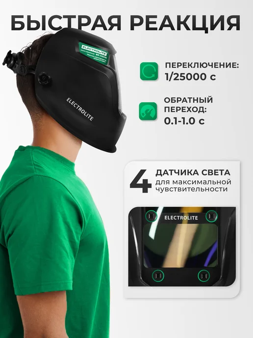 ELECTROLITE Маска сварочная Ф9 VISION, вариант, фото 4
