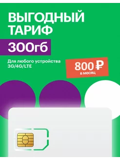 Тариф МГФ 300 гб Экомобайл 208661780 купить за 129 ₽ в интернет-магазине Wildberries