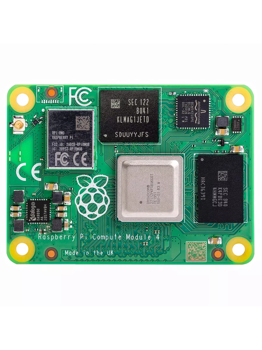 Raspberry Pi Compute Module 4 с WiFi, eMMC 16GB RAM 4GB Raspberry 208668391  купить в интернет-магазине Wildberries