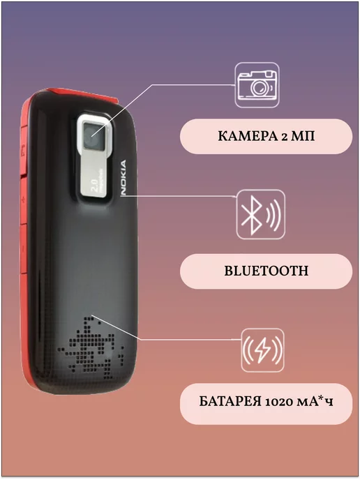 nokia 5130 Xpress Music Мобильный кнопочный телефон, черный, фото 2