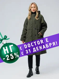 Парка демисезонная оверсайз, плащ утепленный DOCTOR E 208671595 купить за 10 999 ₽ в интернет-магазине Wildberries