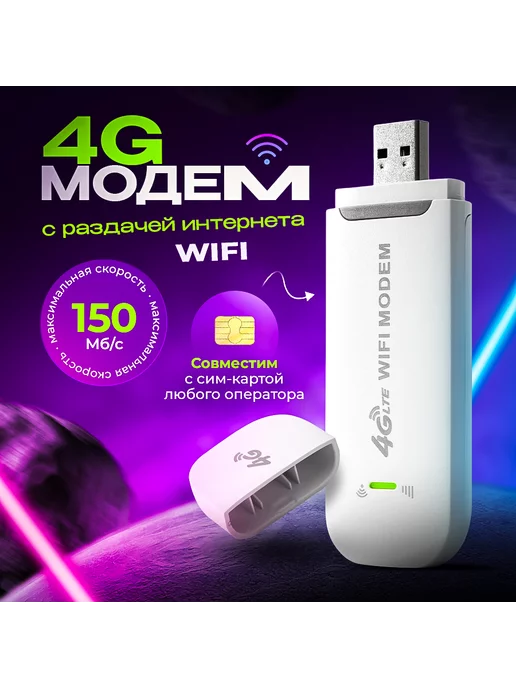 ITELECTRO Модем 4G Wifi для интернета ноутбука