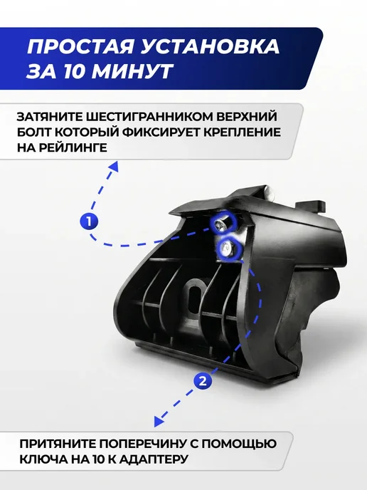 Autodart Багажник Лада Веста СВ Кросс Универсал с 2017 на крышу, вариант, фото 3