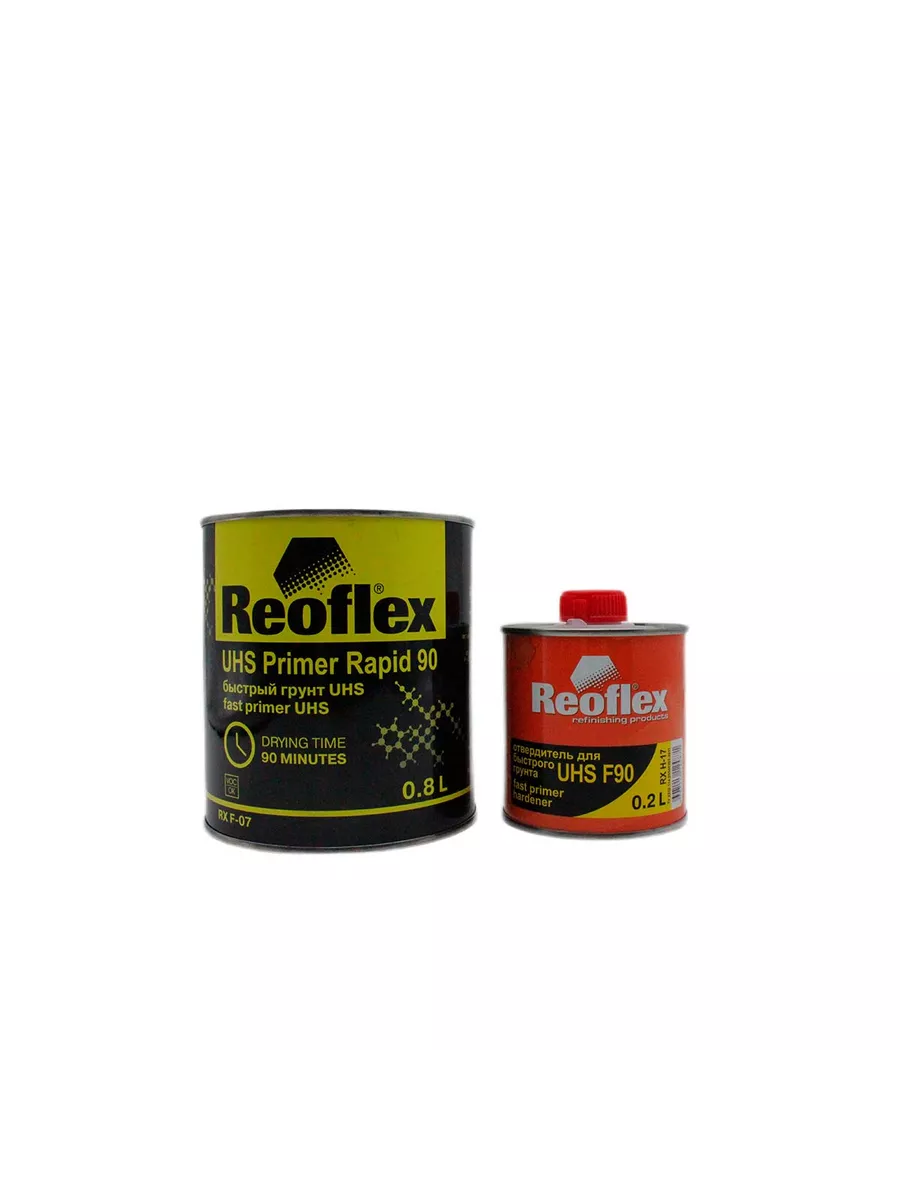 REOFLEX грунт UHS серый 0,8л + Отв. для грунта UHS 0,2л