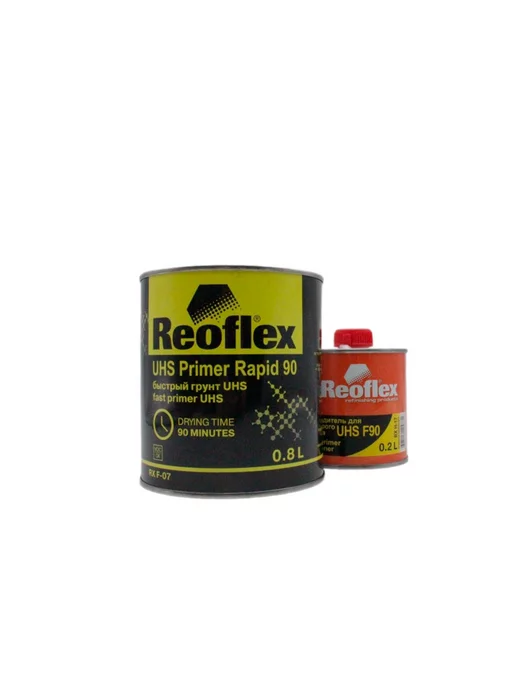 Reoflex грунт UHS серый 0,8л + Отв. для грунта UHS 0,2л, 800 мл, 200 мл, фото 4