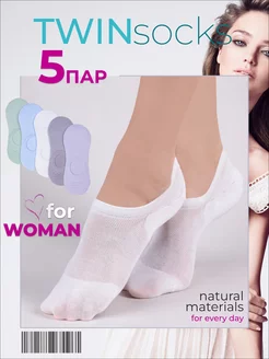 Носки короткие следки с силиконовой вставкой TwinSocks 208757194 купить за 451 ₽ в интернет-магазине Wildberries