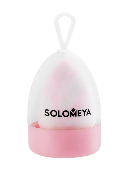 Solomeya Спонж для макияжа косметический двусторонний, 29 г, Розовый, 29 г, фото 2