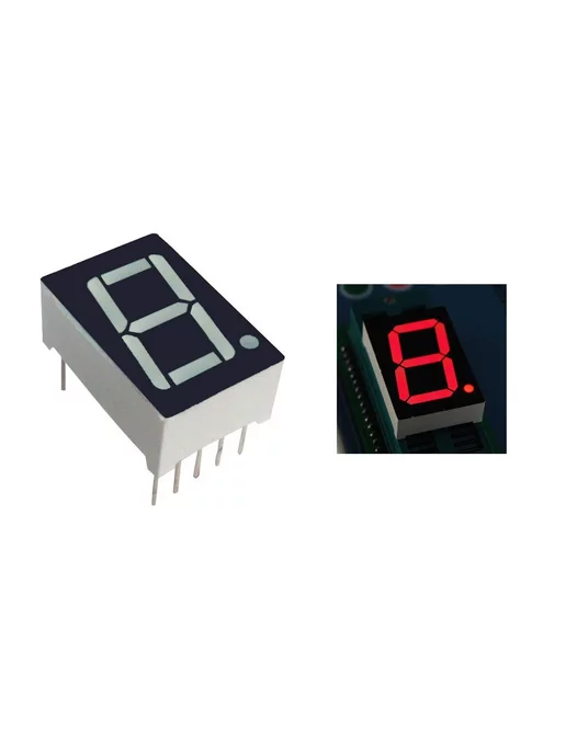 GSMIN LED Семисегментный индикатор 5161AS 0.56" (Красный), красный, фото 4