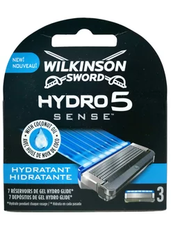 Hydro 5 Sense Hydratant Кассеты для бритвы Sense, 3 шт Schick 208815038 купить за 711 ₽ в интернет-магазине Wildberries