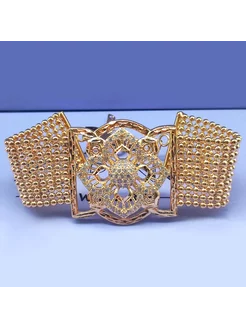 Широкий браслет на руку с узорным цветком (17-20 см.) xuping jewelry 208829738 купить за 1 660 ₽ в интернет-магазине Wildberries