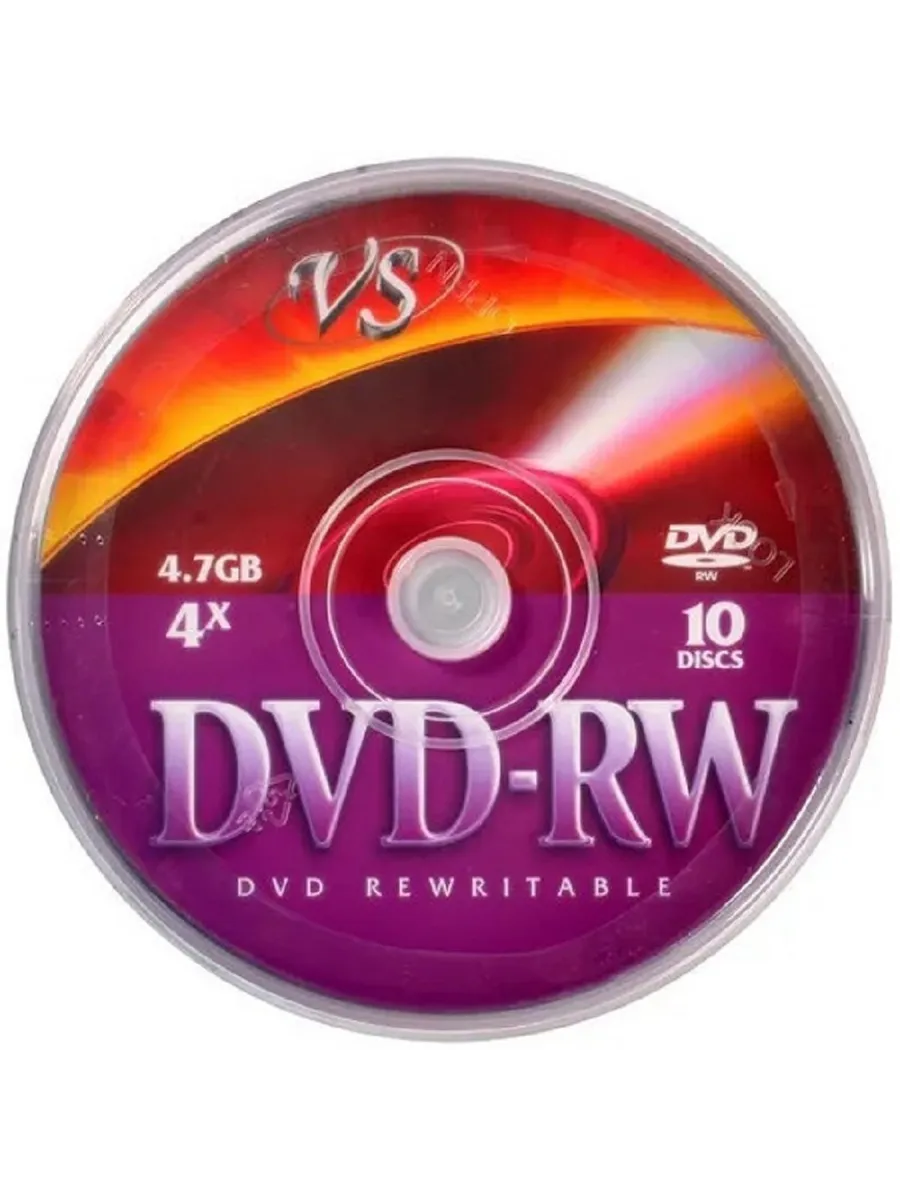 Оптический диск DVD+RW VSDVDRWCB1001 DVD+RW
