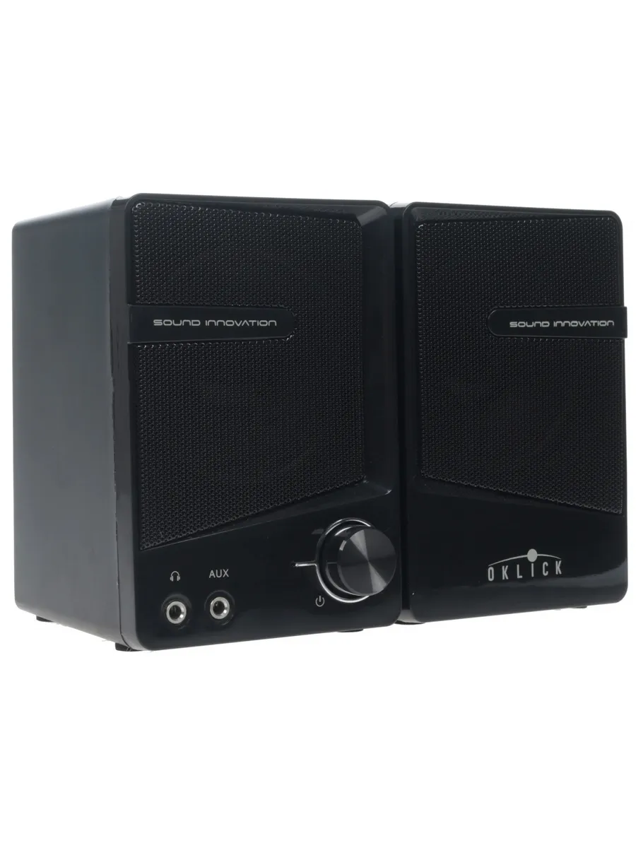 Колонки OK-126 2.0 цв. черный 6 Вт
