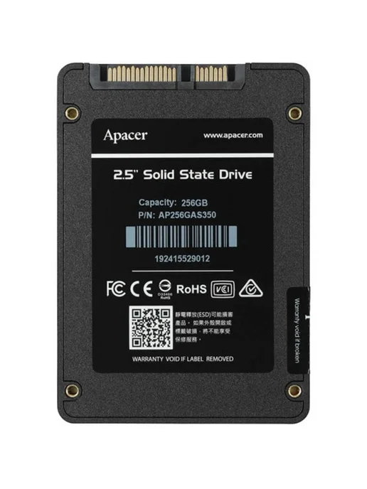 SSD диск Apacer AP256GAS350-1, 256 ГБ SATA, 256 ГБ, фото 6